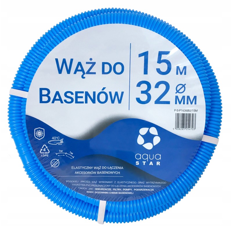 Waz polgar ps p1636bu 15m sr 32mm dl 1500cm