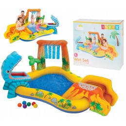 Vandens žaidimų aikštelė vaikams baseinas 249x191 dinozauras