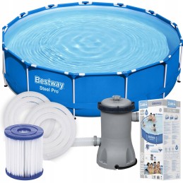 Frame garden pool 366x76 bestway 8in1 pump