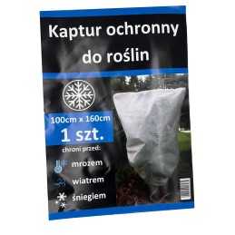 Apsauginis gaubtas augalams, mažas, 100cm x 160cm, svoris 50g/m2