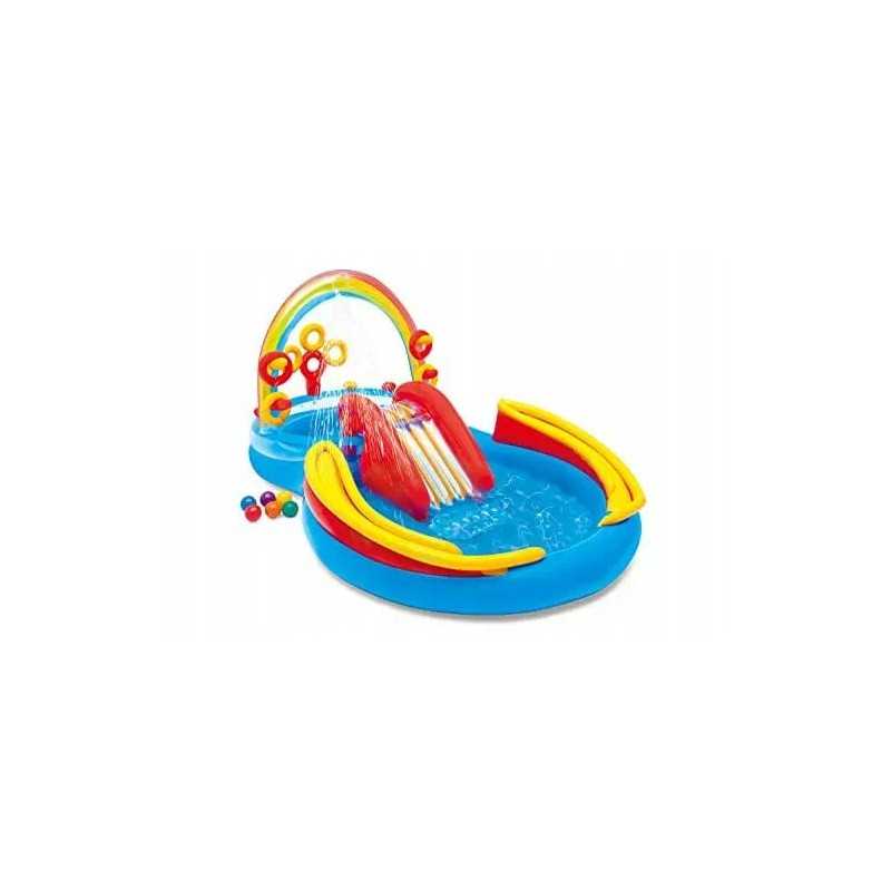 Intex vaivorykštinio žiedo žaidimų centras