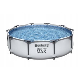 Sodo rėmo baseinas 305 x 76 cm bestway su pompa 56408