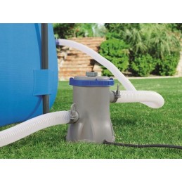 Sodo rėmo baseinas 305 x 76 cm bestway su pompa 56408