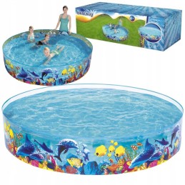 Vaikų išsiplėtimo baseinas 244x46cm 55031 bestway