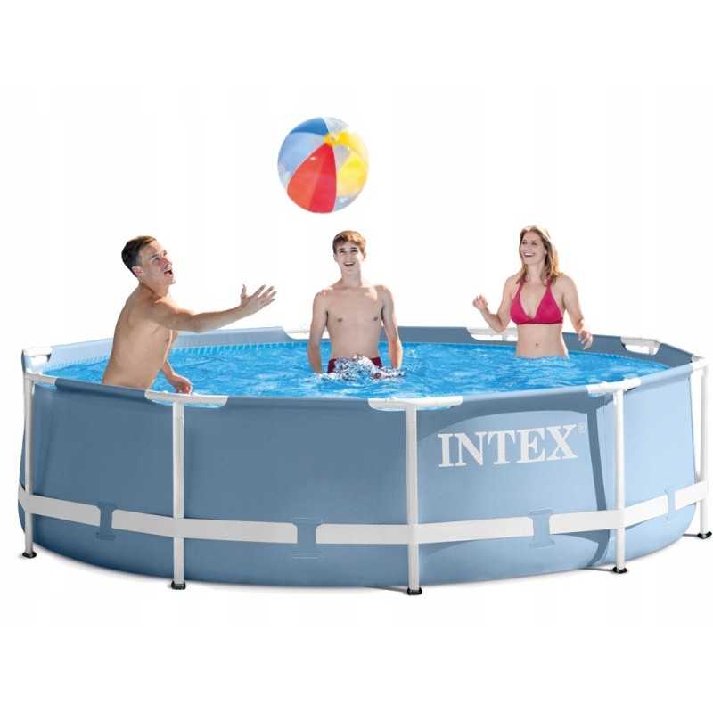 Prizminio karkaso baseinas 305x76cm intex