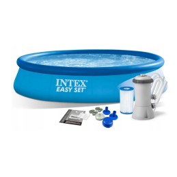 Sodo baseinas intex 28142 396x396x84 cm 7in1