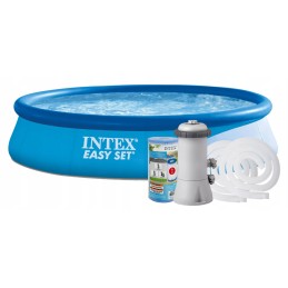 Sodo baseinas intex 28142 396x396x84 cm 7in1