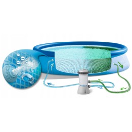 Sodo baseinas intex 28142 396x396x84 cm 7in1