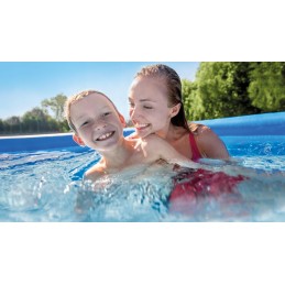 Lengvai montuojamas baseinas su pompa 396x84cm intex 28142np