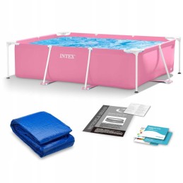 Plieninis sodo baseinas 220 x 150 x 60 cm 2in1 intex 28266