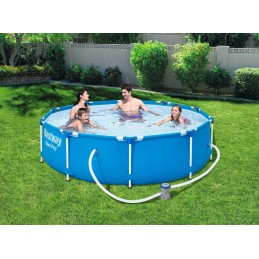 Bestway apvalaus rėmo baseinas 305 x 76 cm komplektas