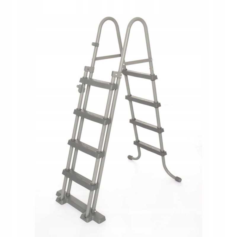 Baseino kopėčios 4 pakopų baseinui, 122 cm