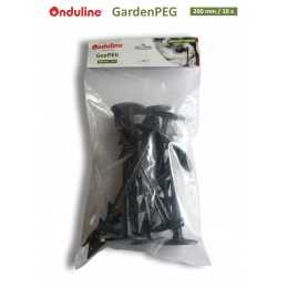 Onduline sodo kaišteliai, tvirtinantys agrotekstilę 200mm / 10 vnt.