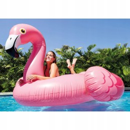 Pripučiamas flamingo intex rožinis 218 cm