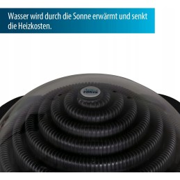 Aquaforte piramidinis saulės baseino šildytuvas, saulės šildymas, 6l