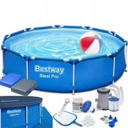Bestway sodo rėmo baseinas, patvarus ir didelis