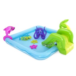 Vandens žaidimų aikštelės baseinas 239x206x86 bestway čiuožyklos pripučiami žaislai