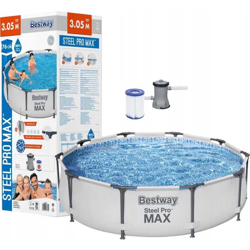 Bestway apvalaus rėmo baseinas 305 x 305 cm 56408