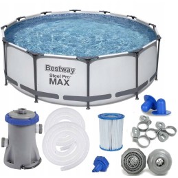 Bestway 366 366x76 frame pool set 14in1