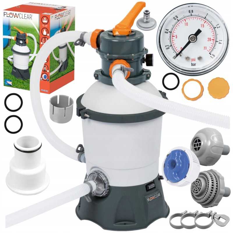 Baseino smėlio filtro siurblys 3028 lh baseino filtras bestway 58515