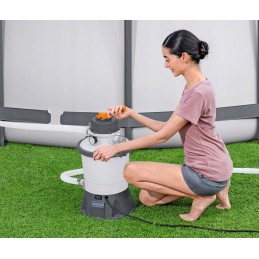 Didelis filtruojantis smėlio siurblys sodo baseinams 3028l h bestway 58515