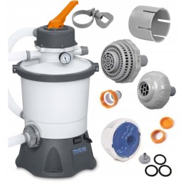 Didelis filtruojantis smėlio siurblys sodo baseinams 3028l h bestway 58515