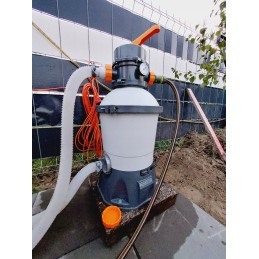 Didelis filtruojantis smėlio siurblys sodo baseinams 3028l h bestway 58515
