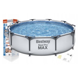 Didelio rėmo baseinas 305x76 bestway sodas, patvarus mega rinkinys, pigus