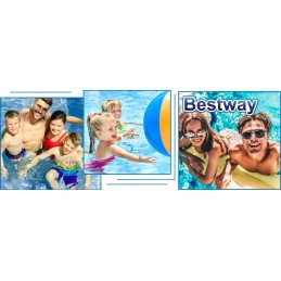 Didelio rėmo baseinas 305x76 bestway sodas, patvarus mega rinkinys, pigus