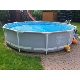 Intex plieno sodo baseinas 366x76cm siurblys