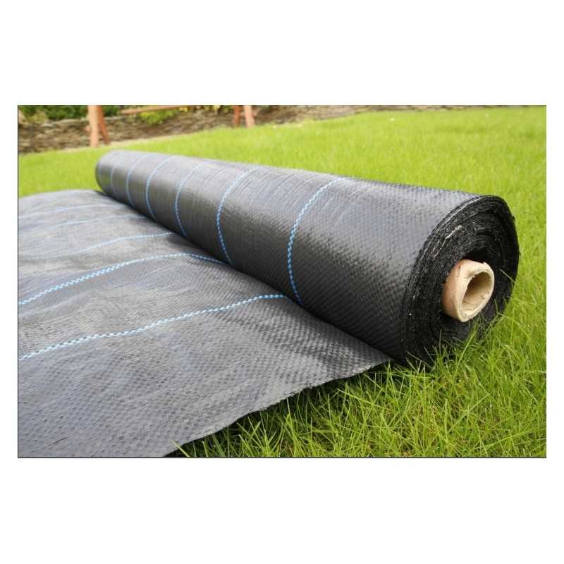 Žemės ūkio audinys mulčiavimas nuo piktžolių juoda 80 x 5000 cm 70g m2 sotka