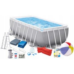 Plieninis sodo baseinas 305 x 76 cm rinkinys 6in1 intex 26700