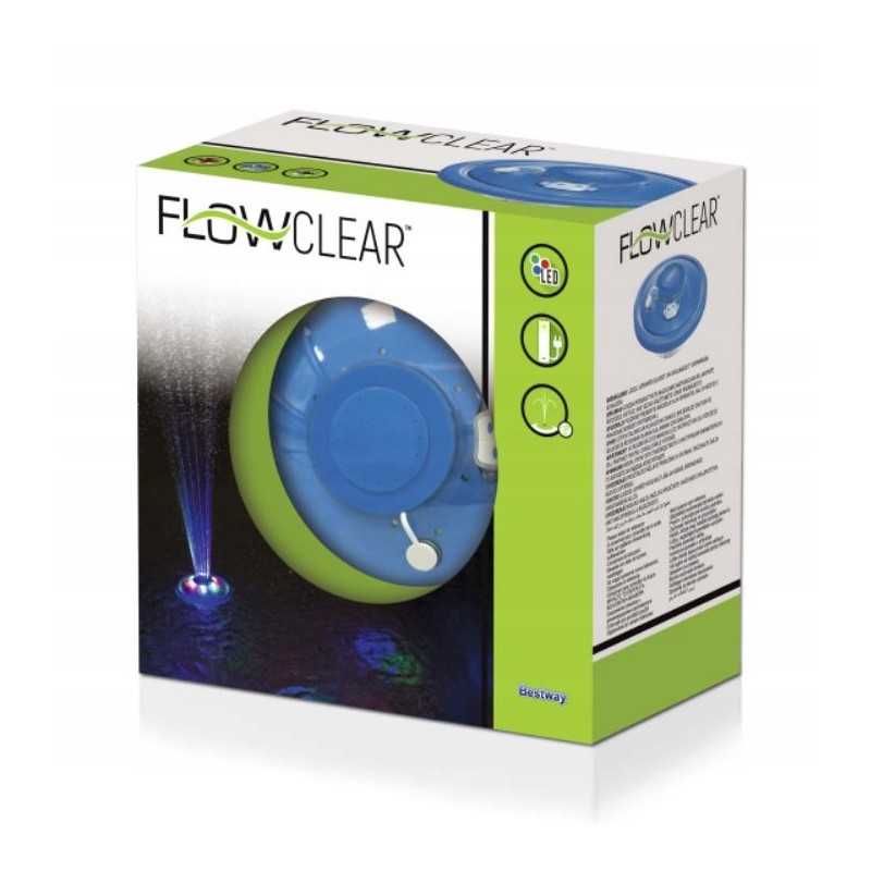 Bestway baseino fontanas su LED lempute 58493