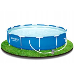 Bestway sodo rėmo baseinas 366x76 56681 pilnas komplektas 15in1