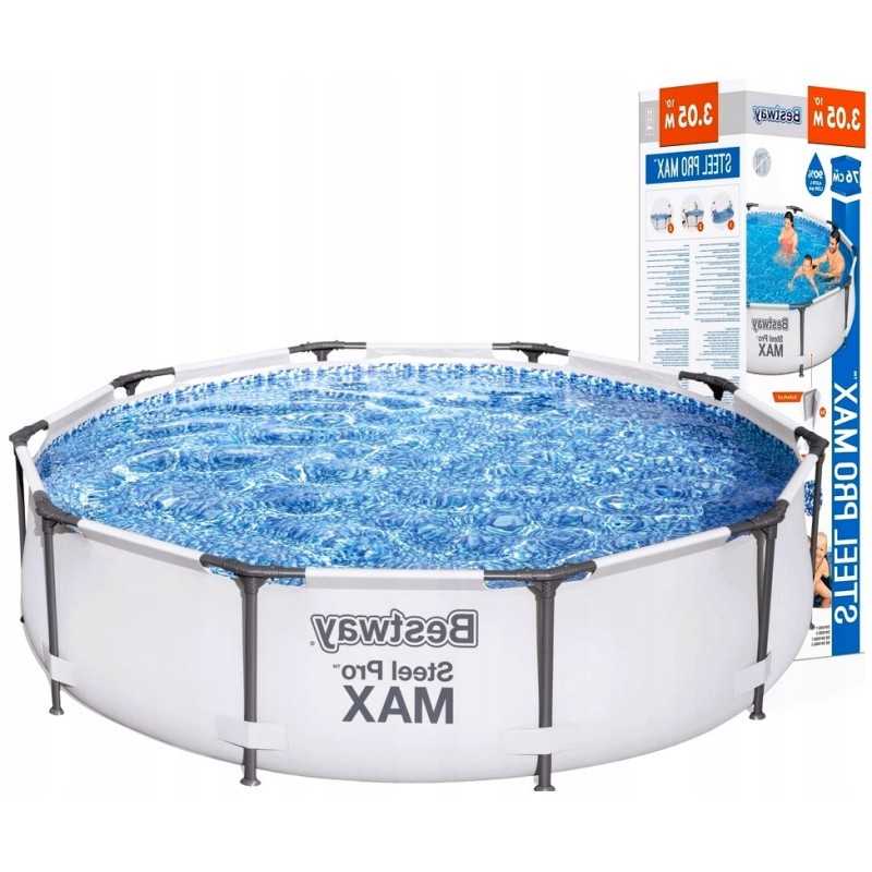 Apvalus sodo karkasinis baseinas 305x75 cm Duraplus, stabilus, kokybiškas