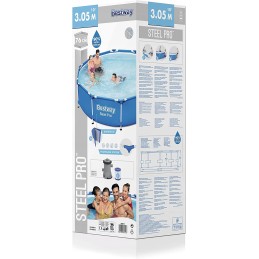 Stell pro bestway rėmo baseinas 305x76 mėlynas