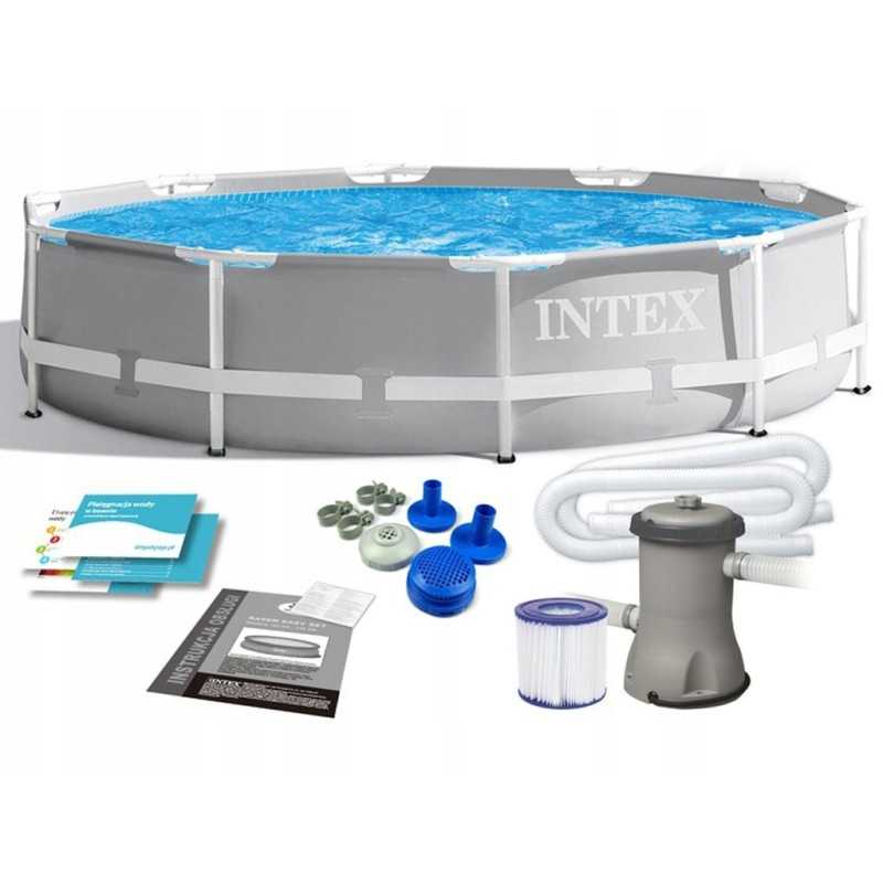 3-in-1 rėmo baseinas su sodo siurbliu, 305 x 76 cm