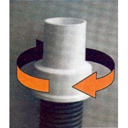 Dulkių siurblio žarna, 7 m ilgio, 38 mm ilgio