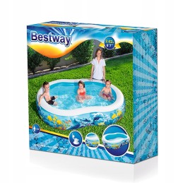 Bestway 54118 pripučiamas baseinas 544 l 262x157x46 cm