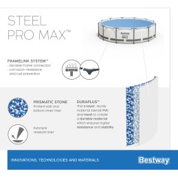 Frame pool garden 366 x 76 bestway 56416