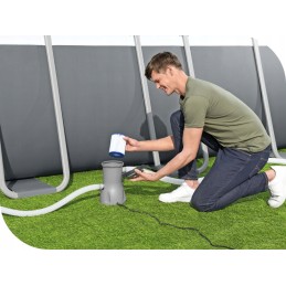 Bestway 58259 elektrinis baseino vandens šildytuvas, naujas 2024 m. modelis