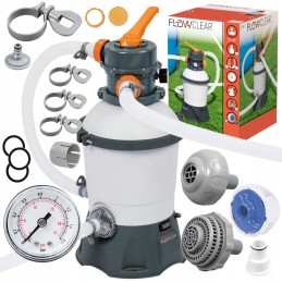 Smėlio siurblys baseinams, filtravimas 3028l h, bestway 58515 komplektas