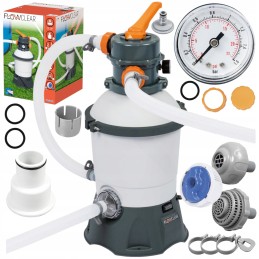 Smėlio siurblys baseinams, filtravimas 3028l h, bestway 58515 komplektas