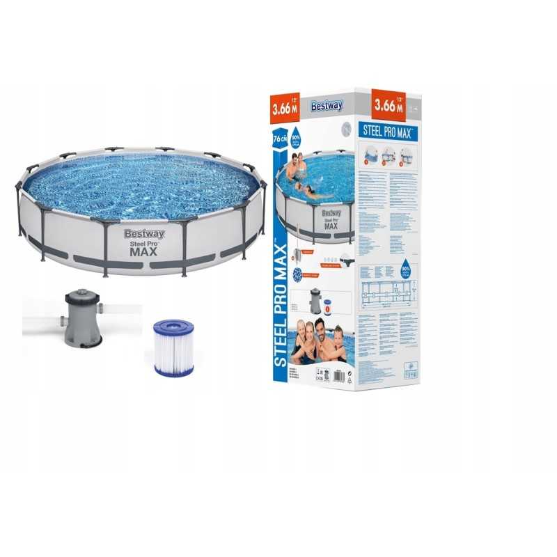 Sodo rėmo baseinas 366 x 76 bestway 56416