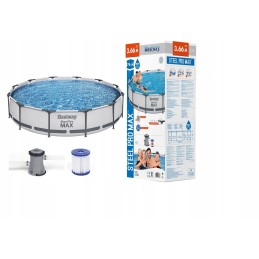 Sodo rėmo baseinas 366 x 76 bestway 56416