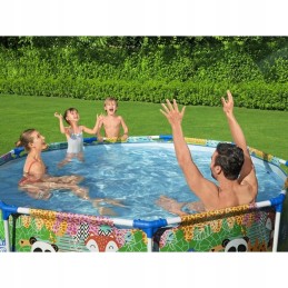 Bestway spalvoto rėmo baseinas 274x66 cm 5612f