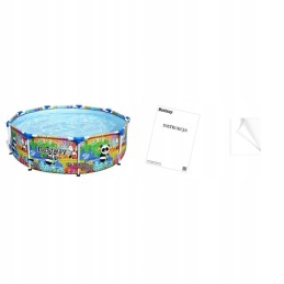 Bestway spalvoto rėmo baseinas 274x66 cm 5612f