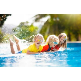 Swimming pool 366x76 frame family garden set