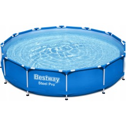 Swimming pool 366x76 frame family garden set