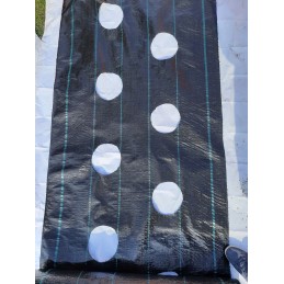 Agrotekstilė, skylutės braškėms ir agurkams, 1,1 x 20 m